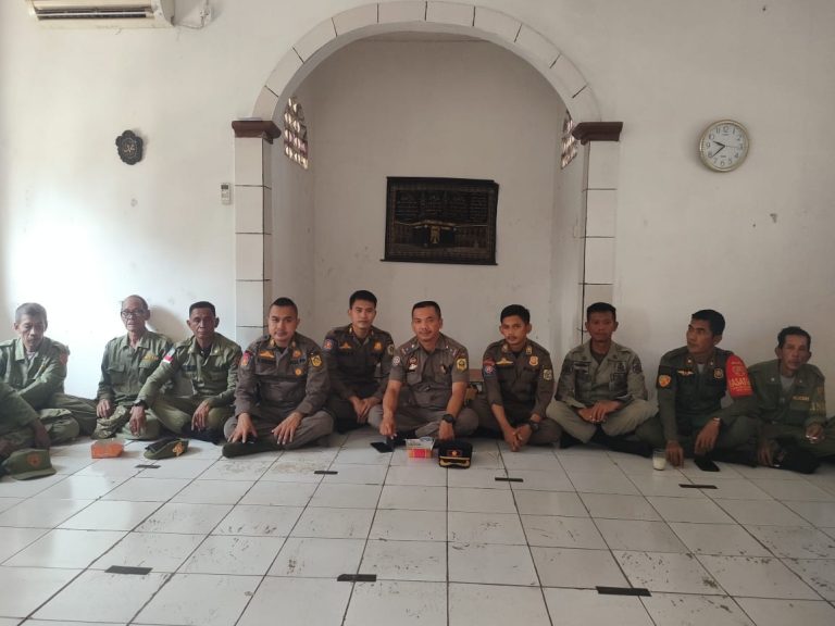 Jelang Pemilu 2024, Satpol PP Leuwisadeng Undang Puluhan Linmas