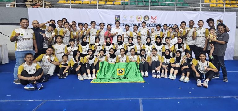 Taekwondo Kabupaten Bogor Berikan Kado Manis Akhir Tahun