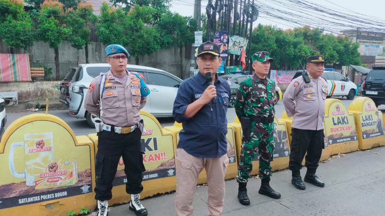 Camat Cibinong Monitoring Semua Kawasan Selama Pengamanan Nataru 2023/2024