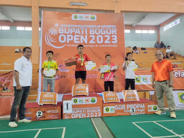 Turnamen Bulutangkis Bupati Bogor Open 2023 Harusnya Berlangsung di GOR Laga Tangkas Pakansari