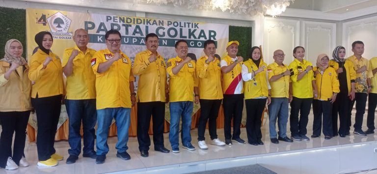 Siap Menangkan Pemilu, DPD Golkar Kabupaten Bogor Gelar Pendidikan Politik