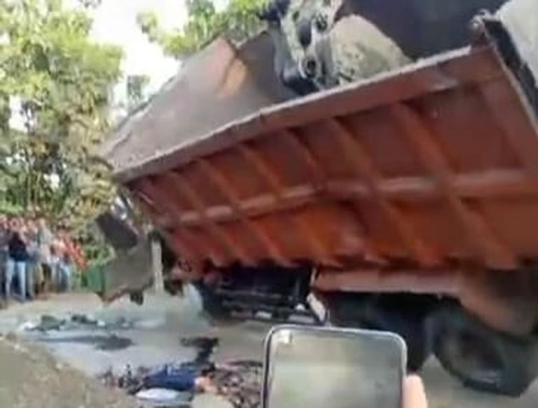 Tertimpa Truk Tambang, Ibu dan Anak jadi Korban Kecelakaan di Parungpanjang