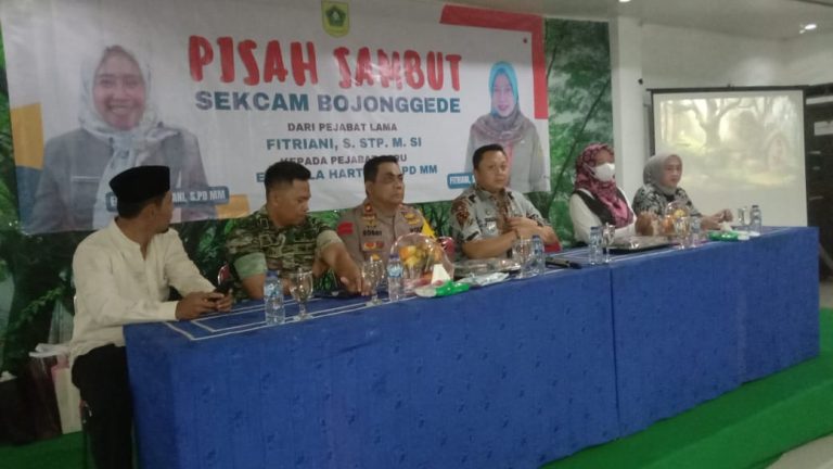 Lepas Sambut Sekcam Bojonggede Digelar Camat Tenny Ramdhani