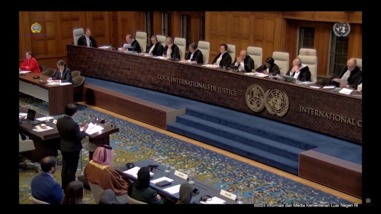 Dukung Palestina, Indonesia Sampaikan Pernyataan Lisan di Mahkamah Internasional