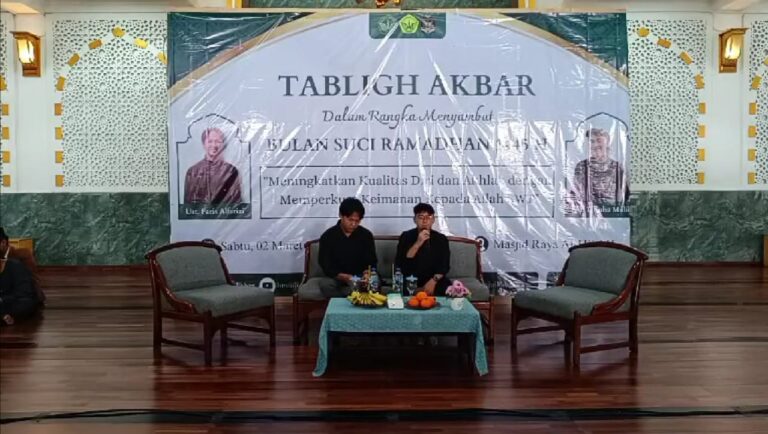 Tabligh Akbar HIMA Manajemen, Ustadz Dhuha Ajak Pengisian Energi Iman