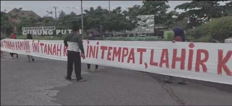 Tanah Diklaim Perusahaan Tambang, Warga Gunung Putri Menanti Haknya Selama 40 Tahun