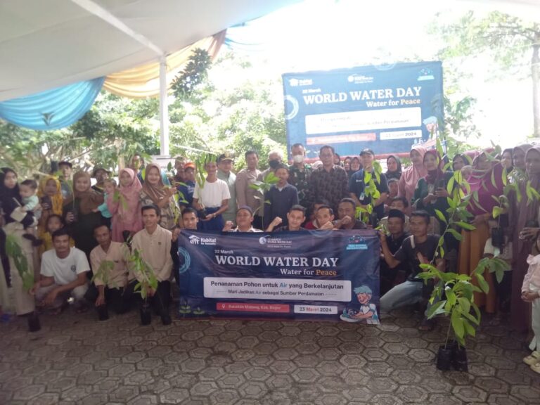Hari Air Sedunia, Yayasan Habitat Realisasikan 500 Sambungan Pipa Air Bersih