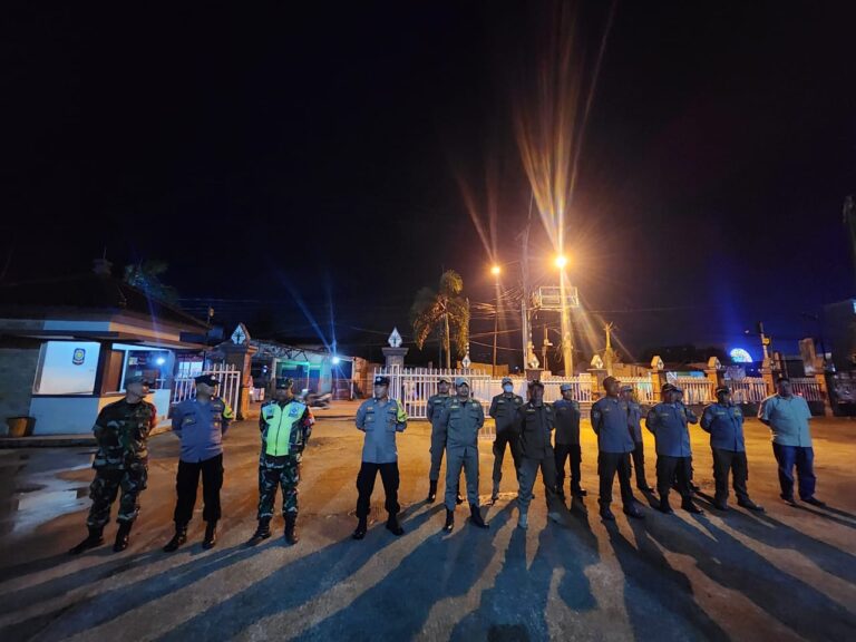 Muspika Dramaga Turun Patroli Lingkar Badai Cegah Kejahatan