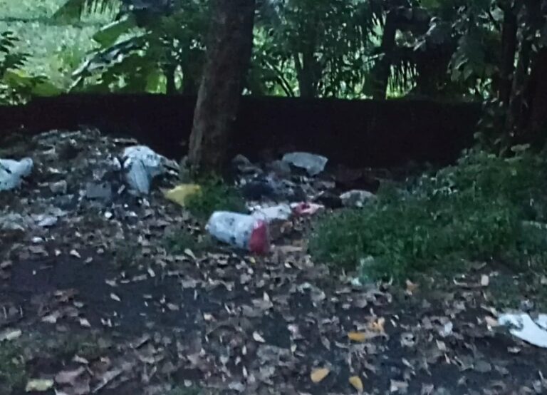 Miris, Sampah Bertebaran Dekat UPT Pengelolaan Persampahan Wilayah Cibinong