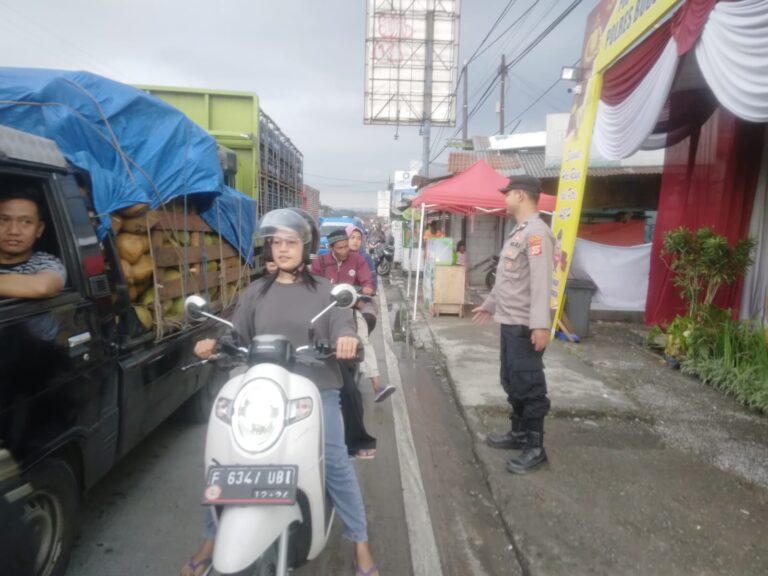 Jalan Raya Caringin Bogor-Sukabumi Ramai Lancar