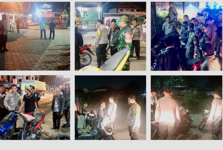 Ciptakan Kamtibmas Pasca-Lebaran, Polsek Leuwiliang Bersama Koramil  dan Pol PP Gelar Patroli Gabungan