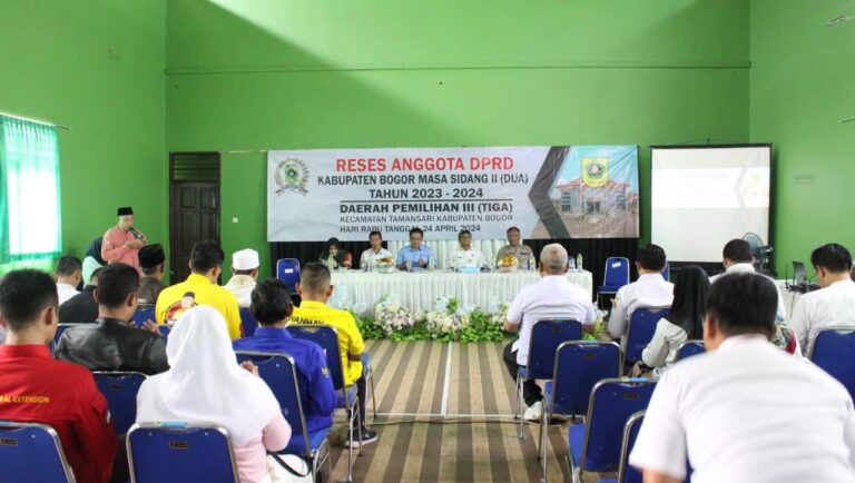 Reses Dapil 3 Prioritaskan Usulan Musrenbang
