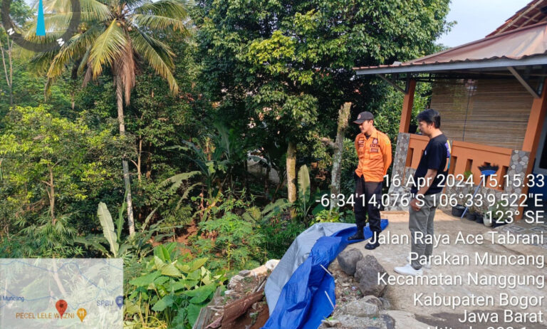 BPBD Cek Longsor di Pasirgintung