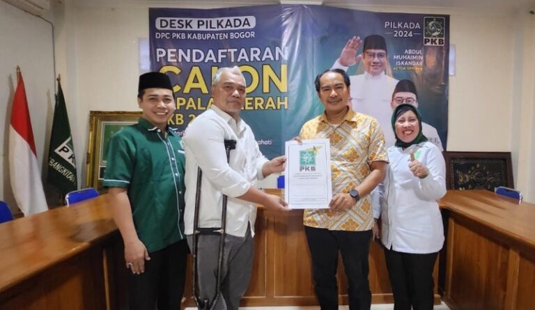 Daftar Melalui PKB, Sulhajji Jompa Ramaikan Bursa Calon Bupati Bogor