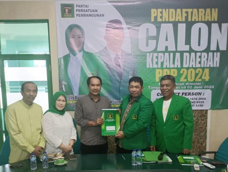 Diterima Lurah Usup, Sulhajji Jompa Daftar Pilkada Kabupaten Bogor di DPC PPP