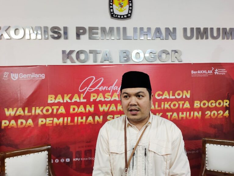 KPU Kota Bogor Sebut Semua Persyaratan Calon Kepala Daerah Sudah Lengkap