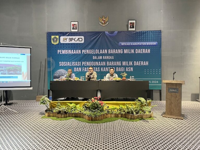 Pembinaan Pengelolaan Barang Milik Daerah Pemerintah Kabupaten BogorTahun Anggaran 2024