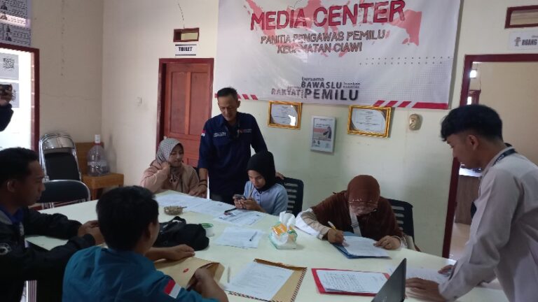 Panwascam Ciawi Buka Pendaftaran Calon Pengawas TPS