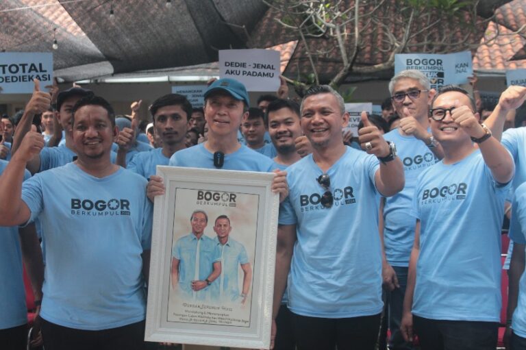 Komunitas Bogor Berkumpul Bulat Dukung Dedie-Jenal