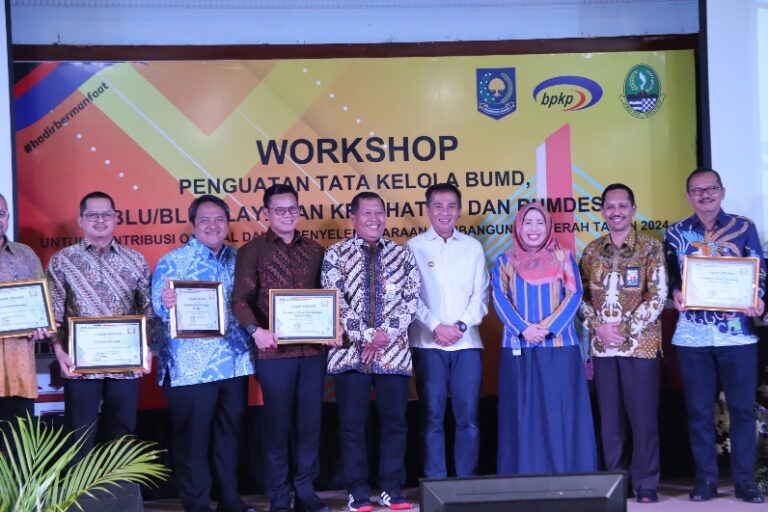 Perumda Tirta Pakuan Kota Bogor Meraih Penghargaan dari BPKP Jabar