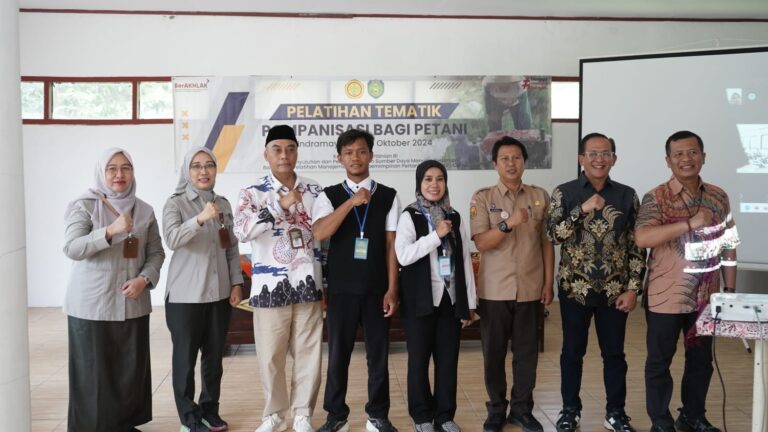 Dorong Pertanian Modern, Kementan Gelar Pelatihan Tematik Pompanisasi bagi Petani Milenial di Indramayu