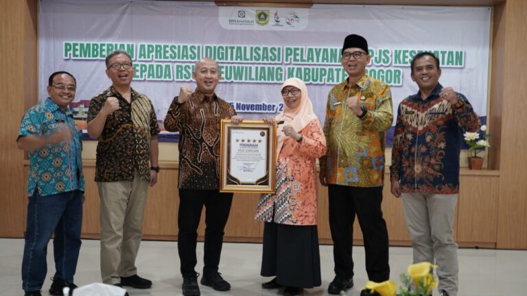 RSUD Leuwiliang Dianugerahi Penghargaan Bintang 5 dari BPJS Kesehatan