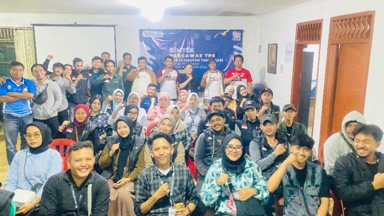 Panwascam Gelar Bimtek Lanjutan Kepada Pengawas TPS Se-Kecamatan Tamansari