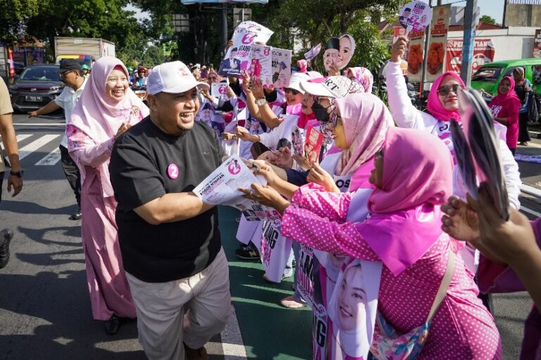 Flashmob Cara Unik Atang-Annida Sapa Masyarakat di Hari Terakhir Kampanye