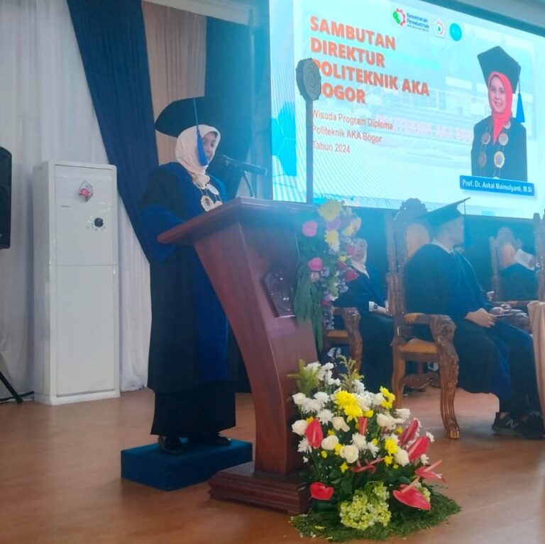 Politeknik AKA Bogor Melepas 409 Wisudawan Program Diploma