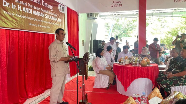 Menteri Pertanian Gandeng BBWS Sukseskan Pertanian Swasembada Pangan