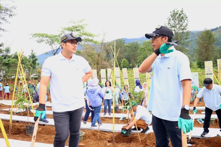 Penanaman Pohon Kementerian LH di Gunung Mas Dapat Dukungan Ketua Dewan