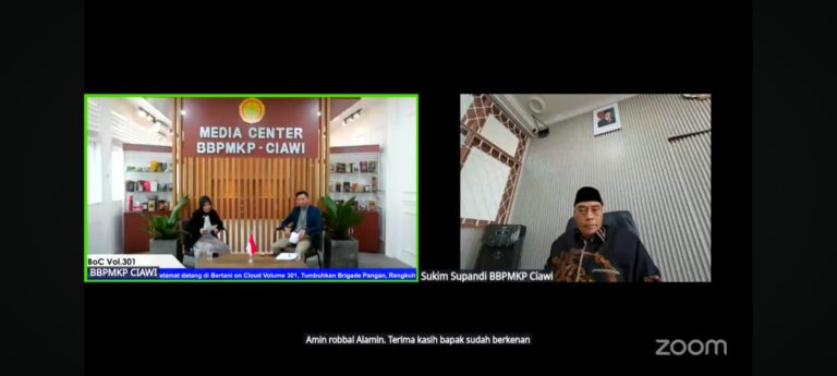 Lewat BOC, UPT Pelatihan Kementan Gelar Literasi Brigade Pangan