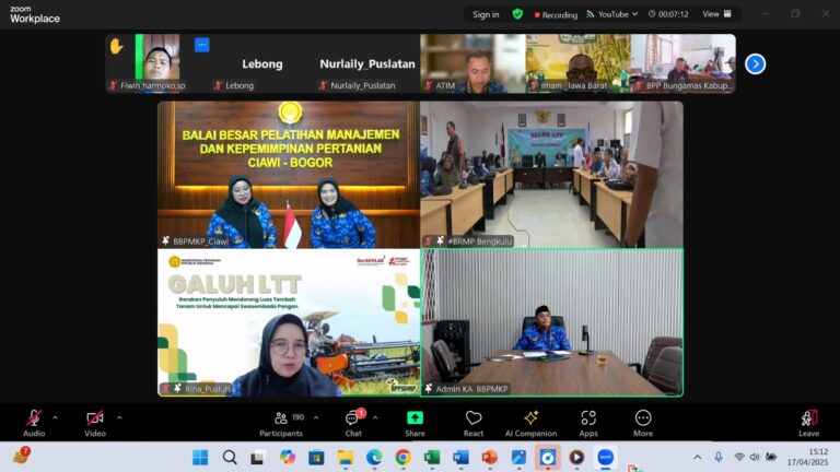 BOC Galuh LTT, Kementan Siapkan Penyuluh Jadi Garda Depan Swasembada Pangan