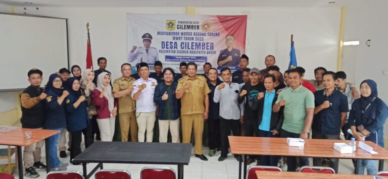 Rizal Terpilih Aklamasi jadi Ketua Karang Taruna Cilember