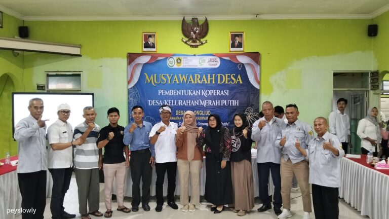 Laksanakan Instruksi Presiden, Pemdes Kalongliud Bentuk Koperasi Merah Putih