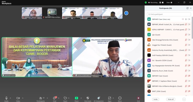 Cetak Pemimpin Tangguh, Kementan Gelar PKP Angkatan X