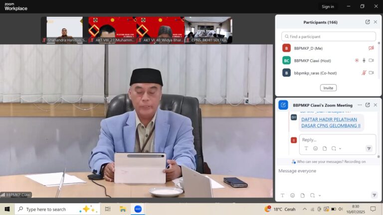Cetak ASN Profesional, Barantin Gandeng UPT Pelatihan Kementan Gelar Latsar CPNS