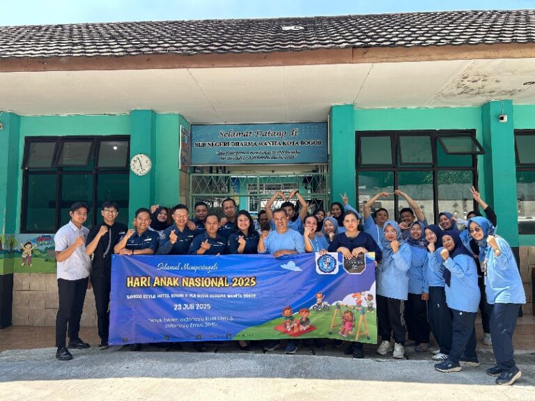 Hari Anak Nasional, Savero Style Sambangi SLB Negeri Dharma Wanita