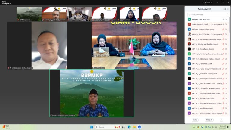 Lahirkan ASN sebagai Garda Depan Pertahanan Hayati dan Pangan Nasional, Barantin Gandeng UPT Pelatihan Kementan