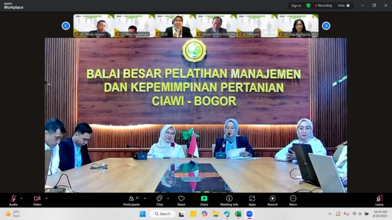 Cetak Pemimpin Birokrasi Inovatif dan Solutif, Kementan Gelar PKA Angkatan X