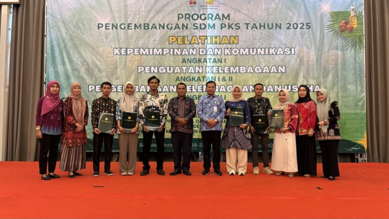 Dorong Kelembagaan Tangguh, BPDP Gandeng UPT Pelatihan Kementan Latih Pekebun Sawit Jambi