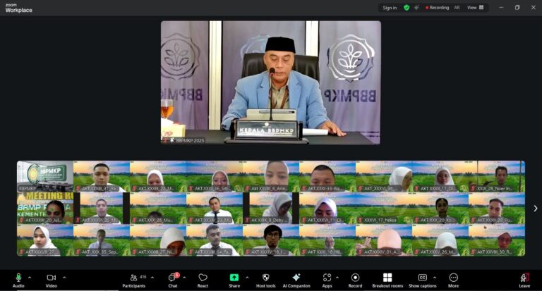 Gelar Latsar CPNS Gelombang VIII, Kementan Cetak ASN BerAKHLAK