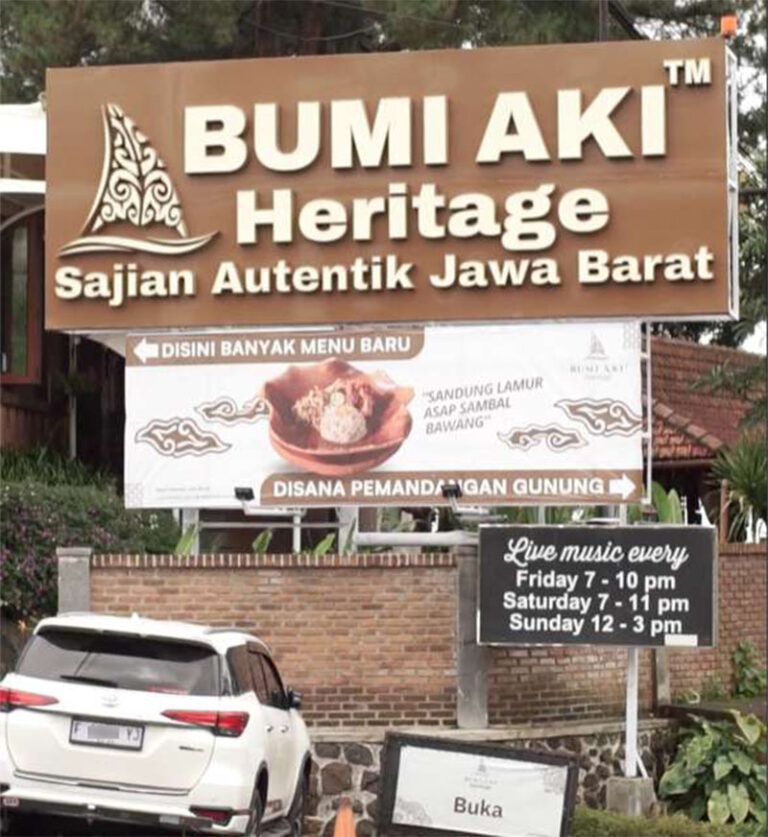 Menjelajahi Cita Rasa kuliner  Sunda di Bumi Aki Heritage Puncak Bogor