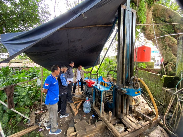 Pemdes Sukaluyu Targetkan Empat Titik Sumur Air Bersih untuk Warga