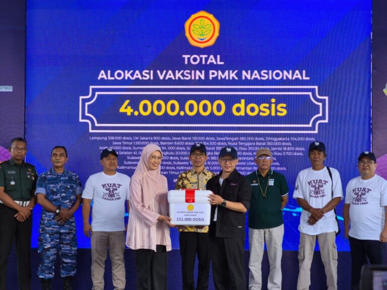 Percepat Pengendalian PMK, Kementan Gelontorkan 151 Ribu Dosis Vaksin untuk Jawa Barat