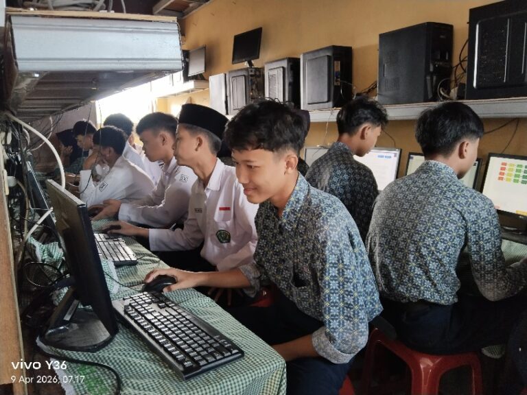 Siswa MTs Nurussa’adah Ikuti Tes Kemampuan Akademik (TKA)