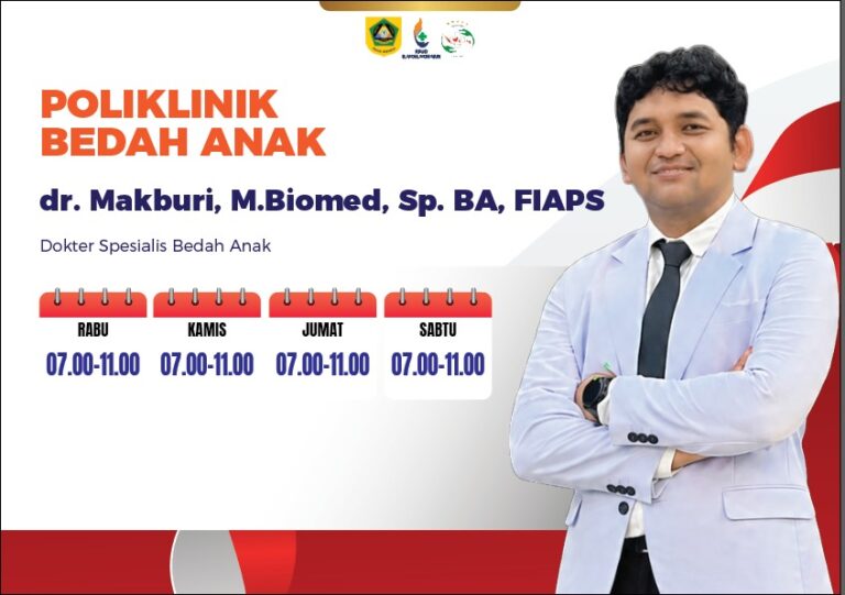 Kuatkan Pelayanan Spesialistik Anak, Poliklinik Bedah Anak di RSUD R. Moh. Noh Nur Mulai Beroperasi 4 Mei