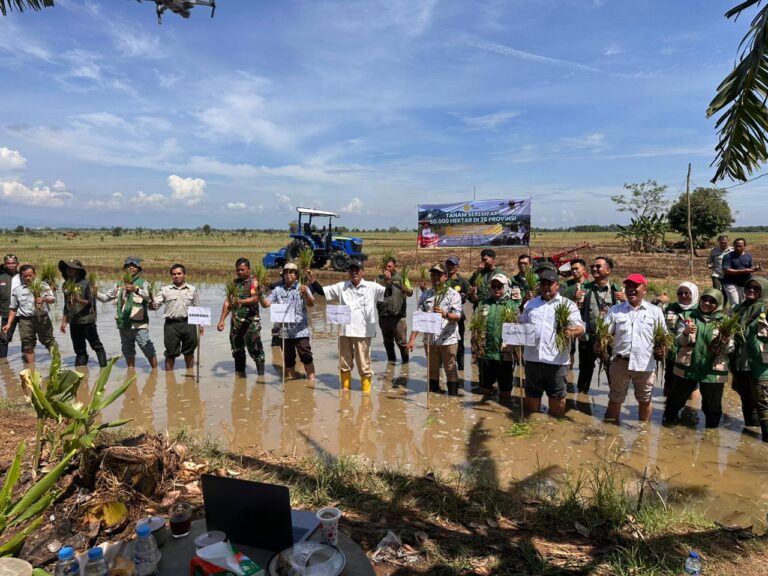 Kawal Percepatan Tanam, UPT Pelatihan Kementan Turun Langsung di Indramayu