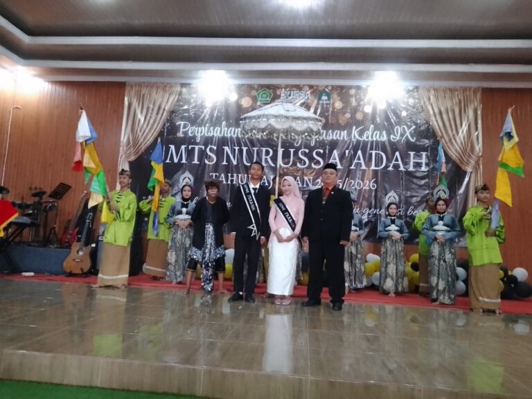 158 Siswa MTs Nurussa’adah Resmi Dilepas, Suasana Haru Warnai Prosesi Wisuda