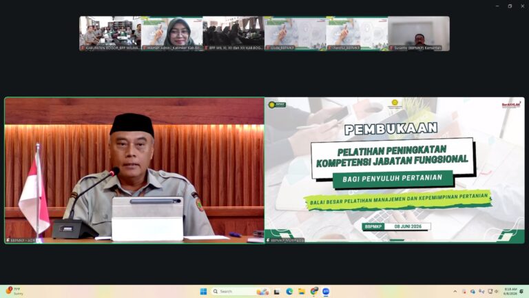 Tingkatkan Kompetensi Penyuluh, Kementan Dorong Pendampingan Petani yang Lebih Profesional dan Adaptif